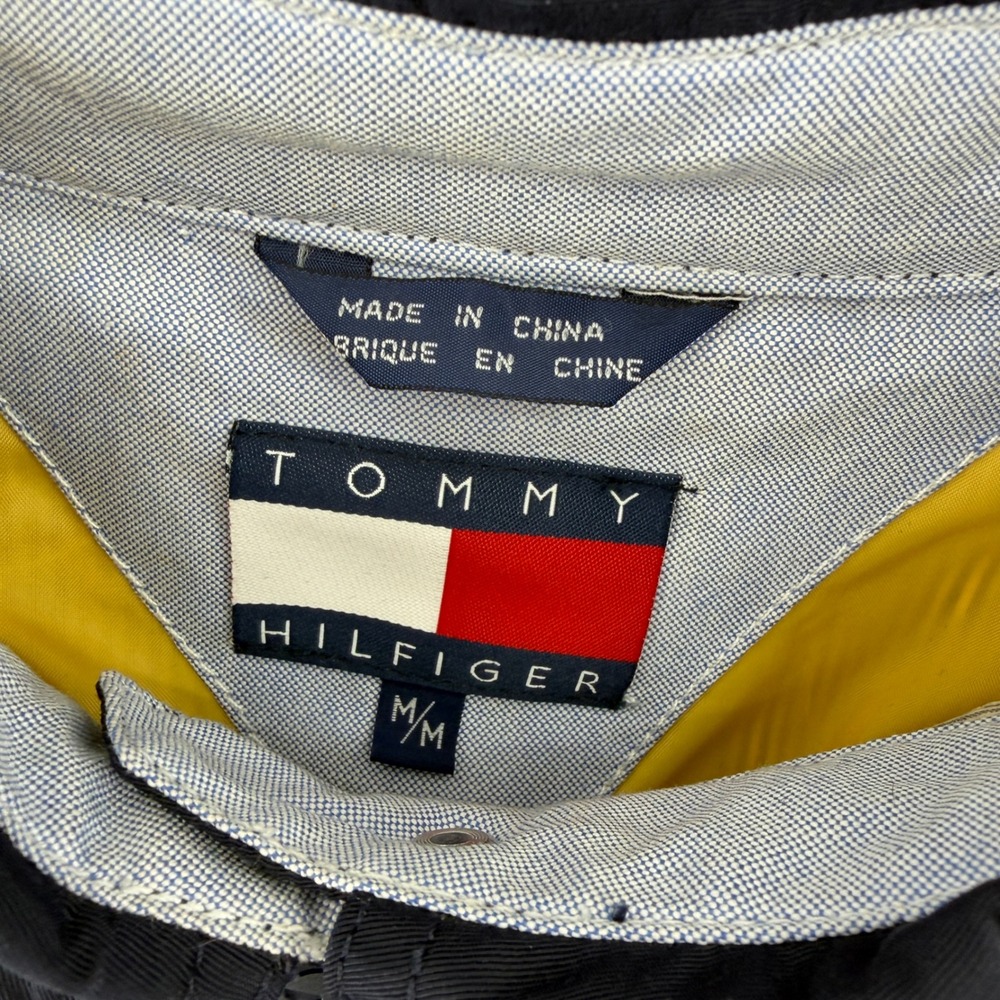 Tommy Hilfiger Womens Hickory Stripe Barn Coat Blue White Medium - Picture 6 of 9